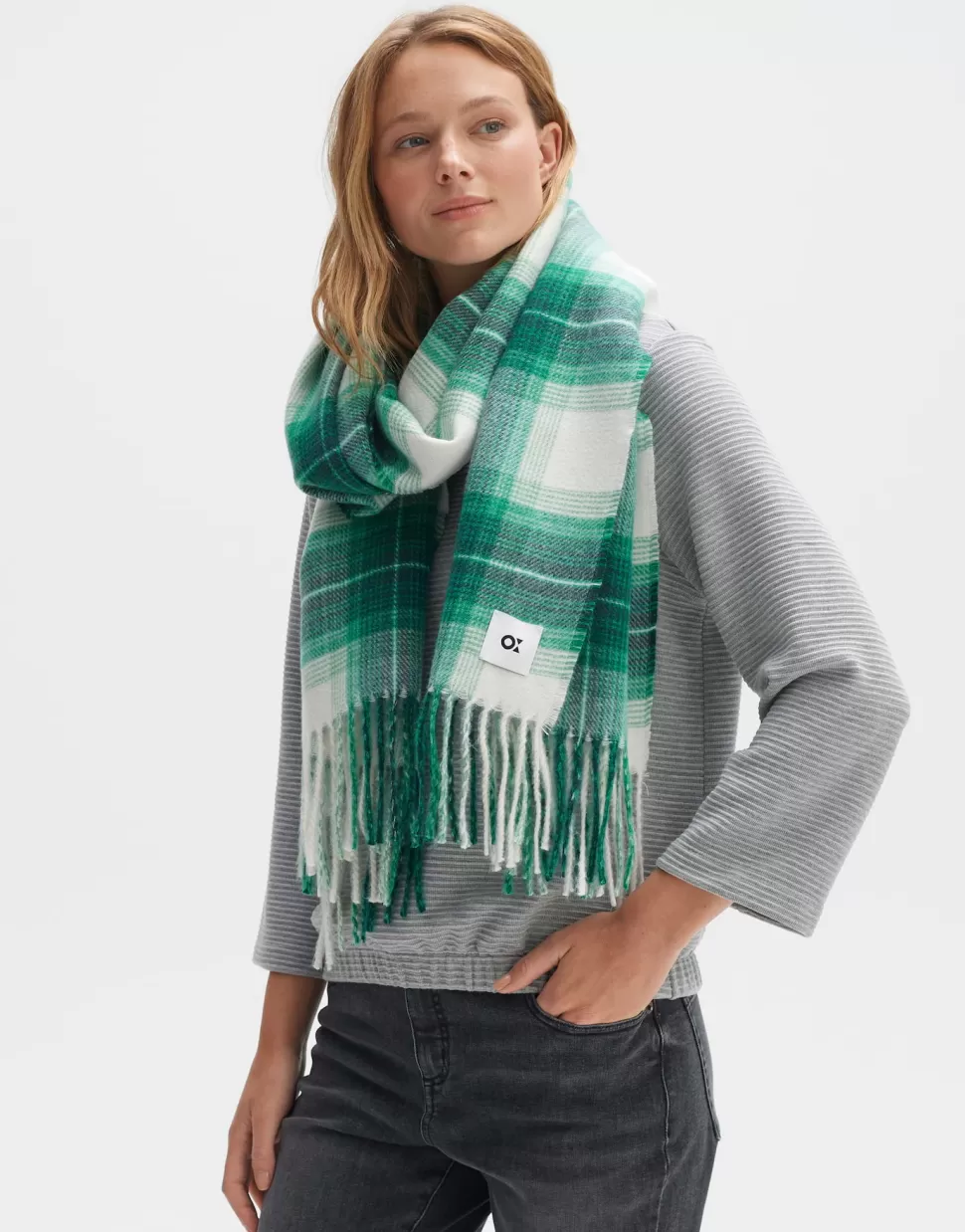 OPUS Fashion Accessoires | Afadi Scarf Deep Teal