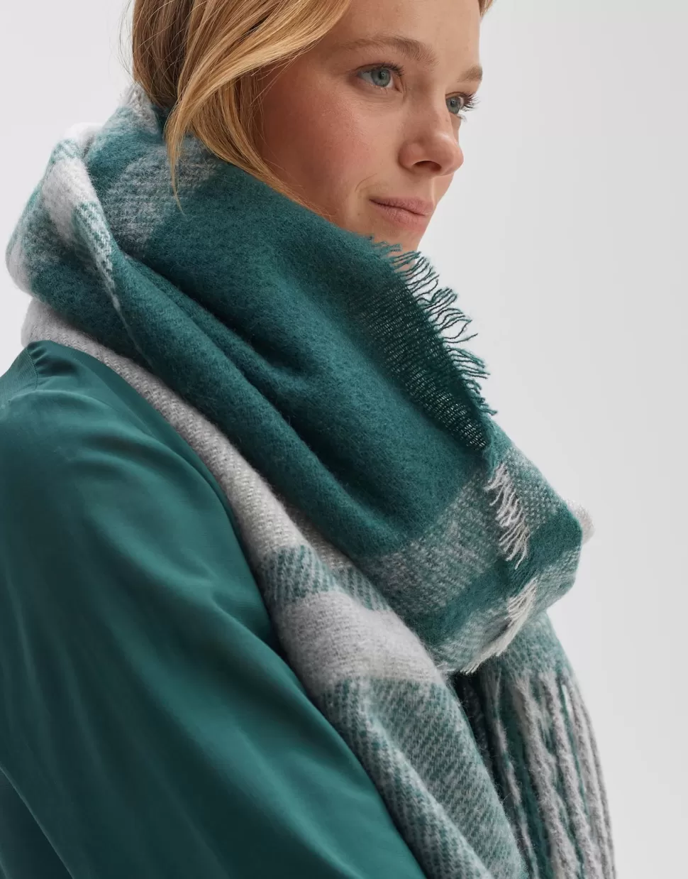 OPUS Fashion Accessoires | Akelsa Scarf Deep Teal