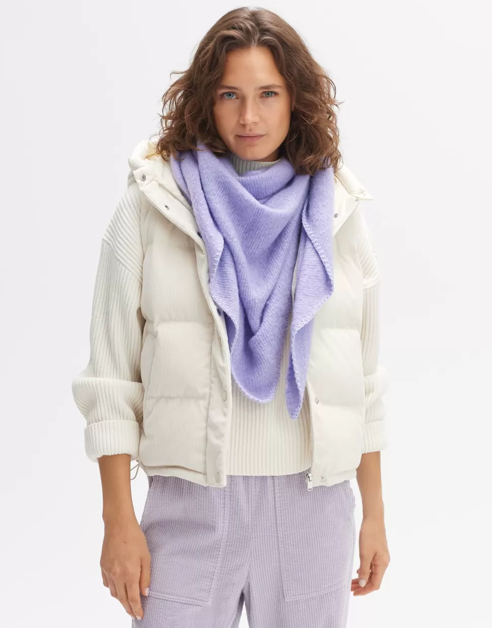 OPUS Fashion Accessoires | Amadsi Scarf Soft Viola