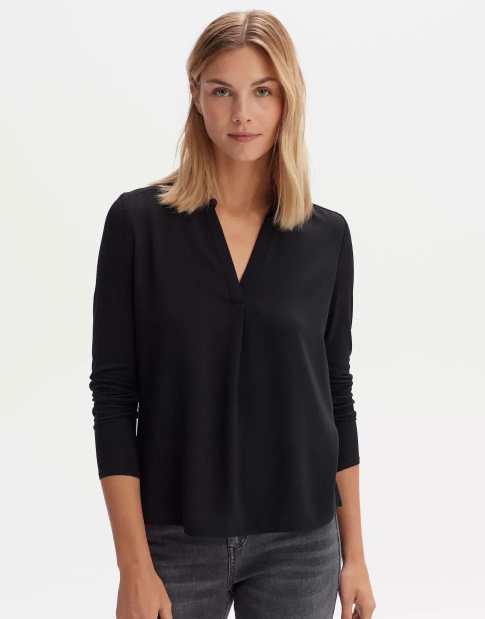 OPUS Fashion Blouses | Blouse Flasti Black