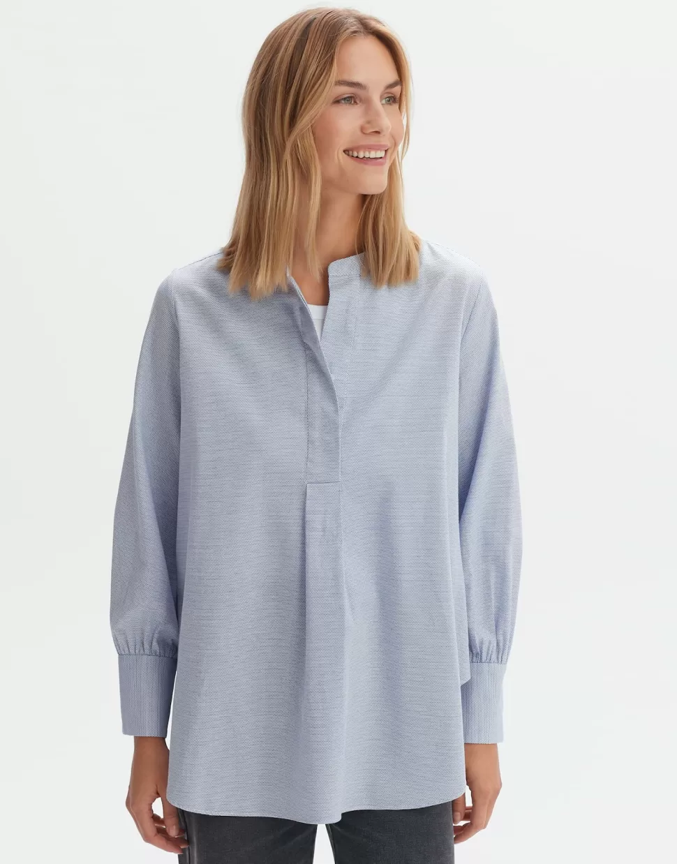 OPUS Fashion Blouses | Blouse Foyata Zen Blue