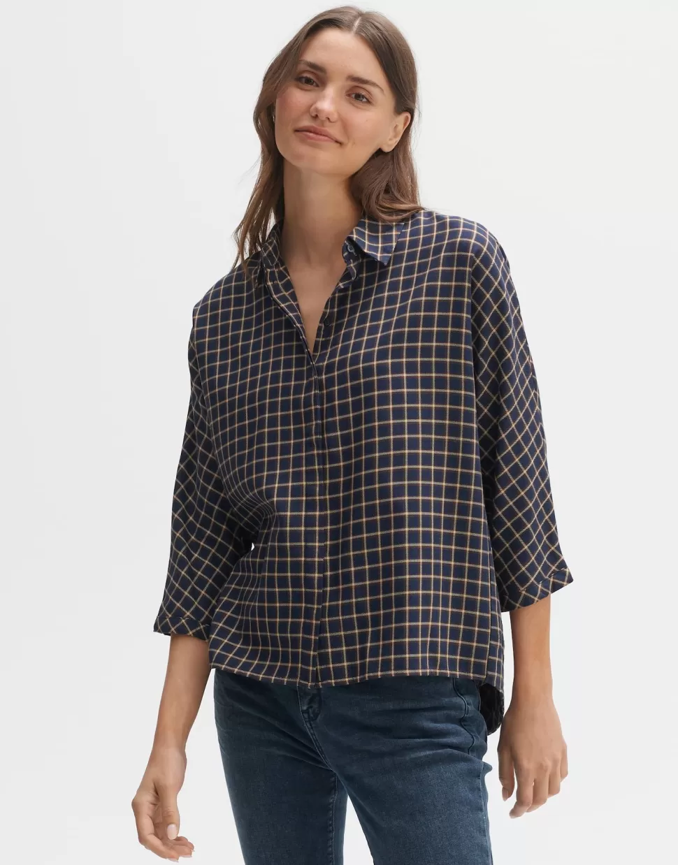 OPUS Fashion Blouses | Blouse Fudo College Coal Blue