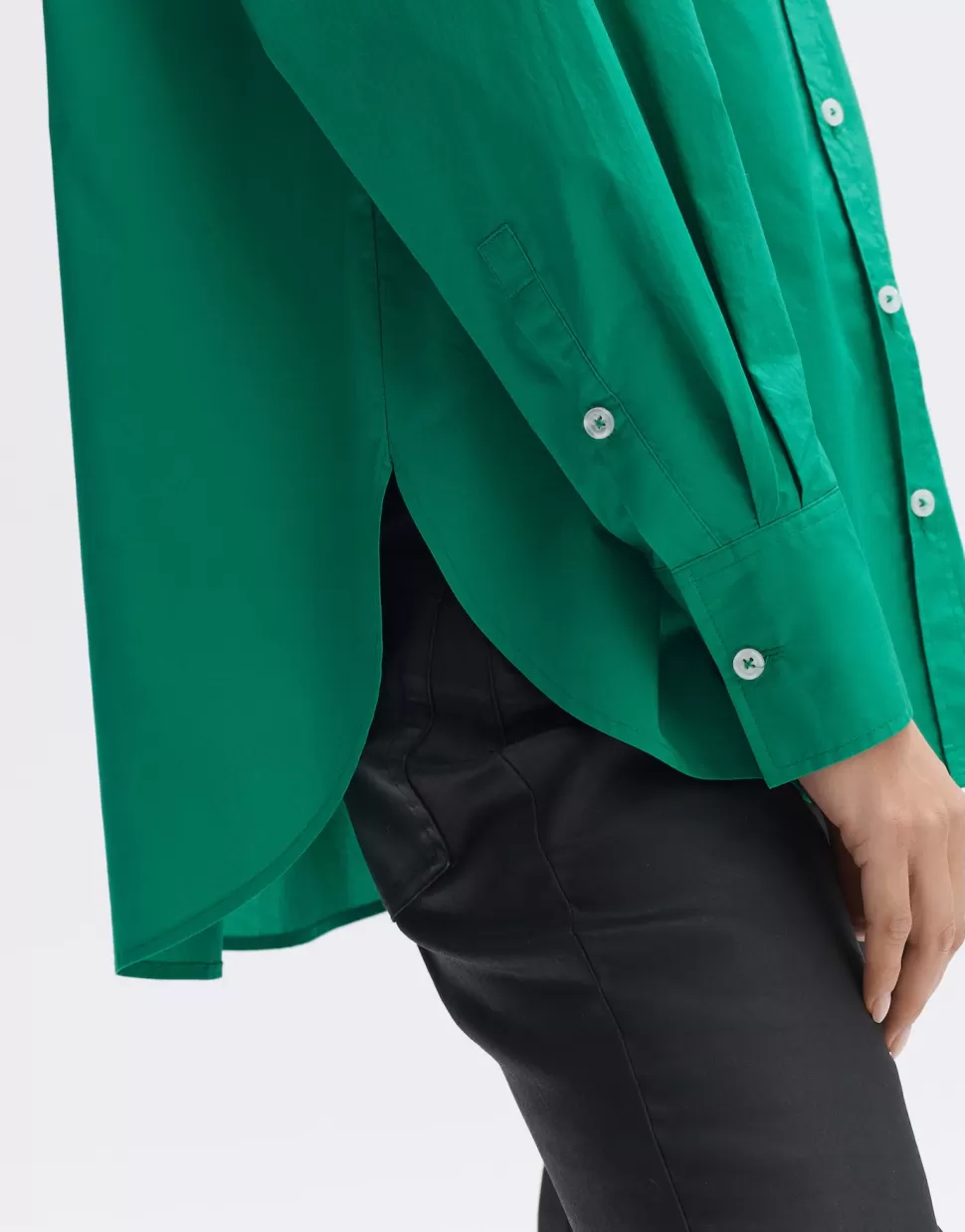 OPUS Fashion Blouses | Blouse Met Lange Mouwen Freyana Pepper Green