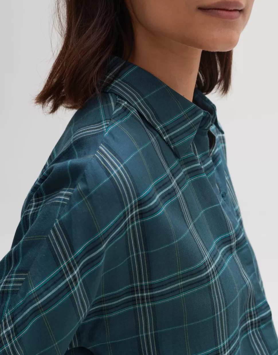 OPUS Fashion Blouses | Blouse Met Lange Mouwen Fudo Modern Deep Teal