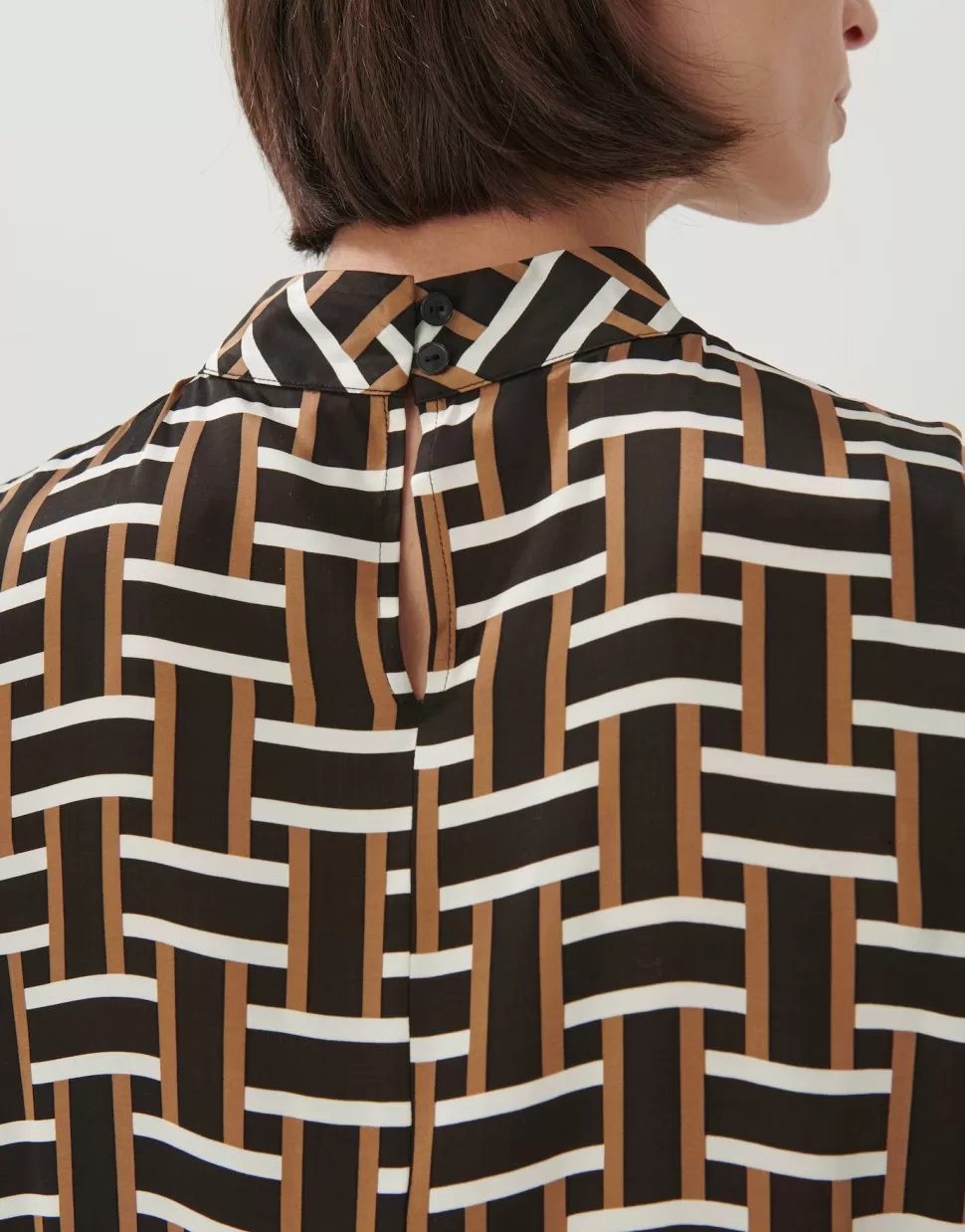 Someday Blouses | Blouse Met Print Zhana Brown Hazel