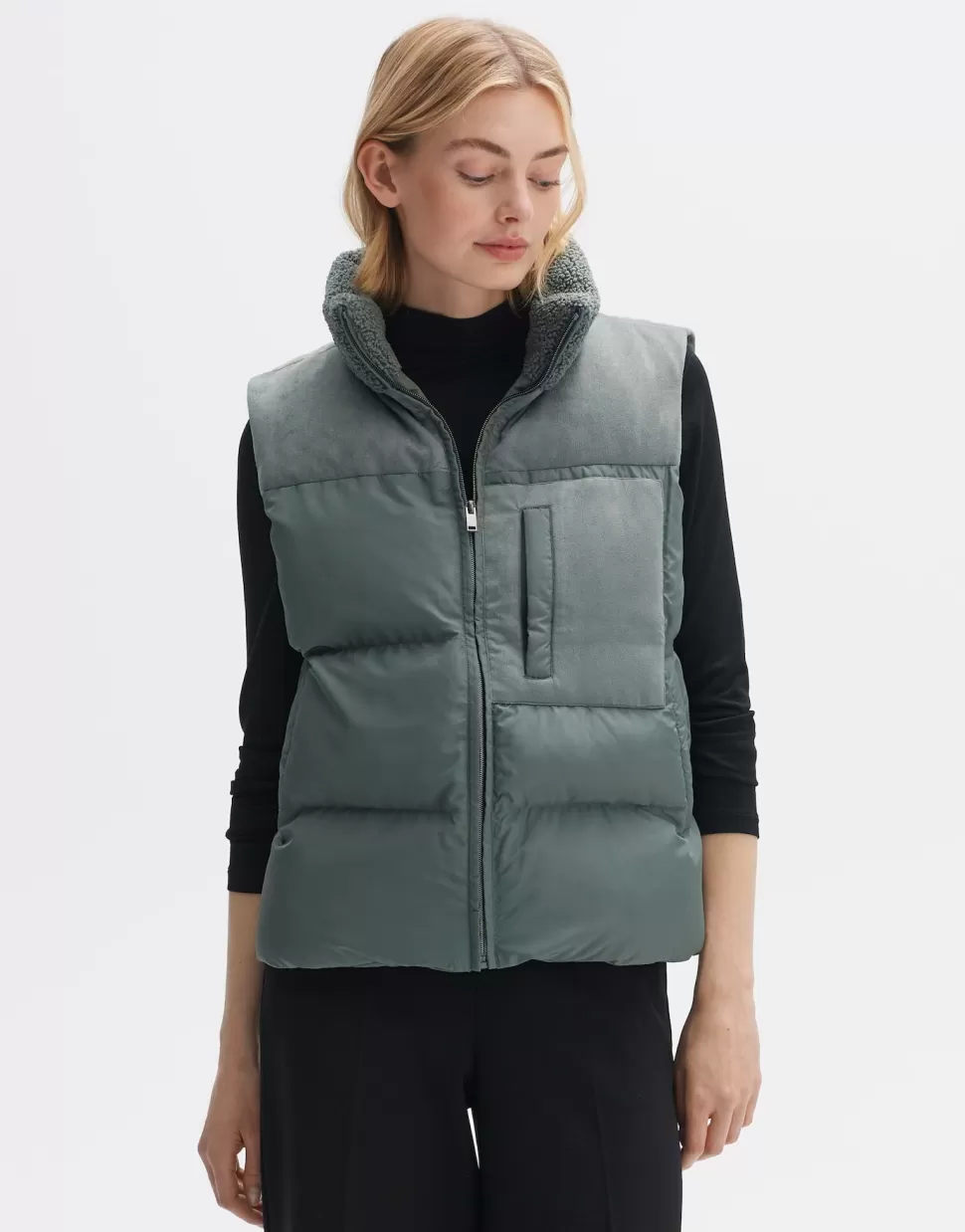 OPUS Fashion Blazer Vesten | Bodywarmer Waporia Dark Sage