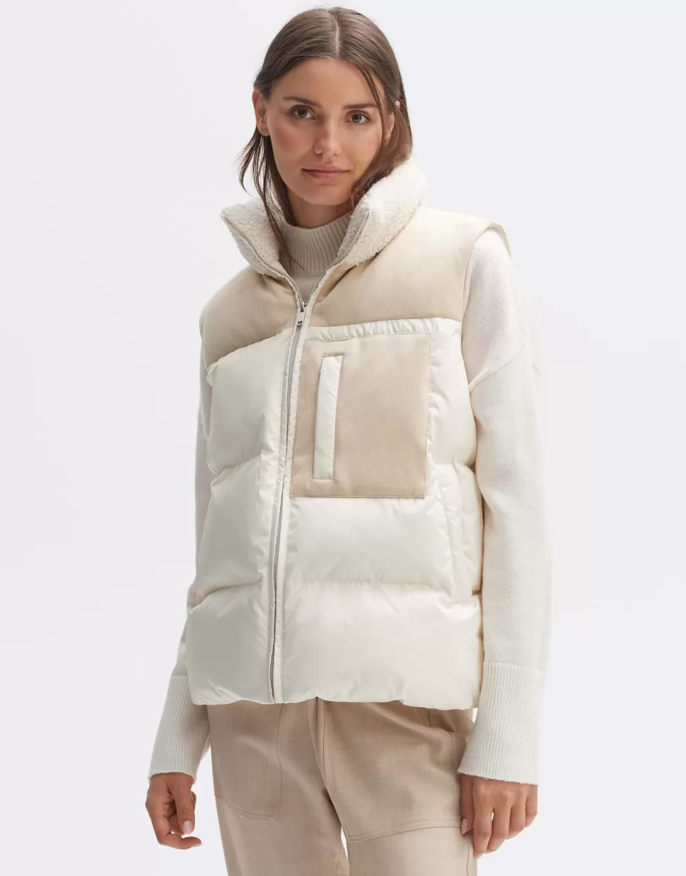 OPUS Fashion Blazer Vesten | Bodywarmer Waporia Soft Cream