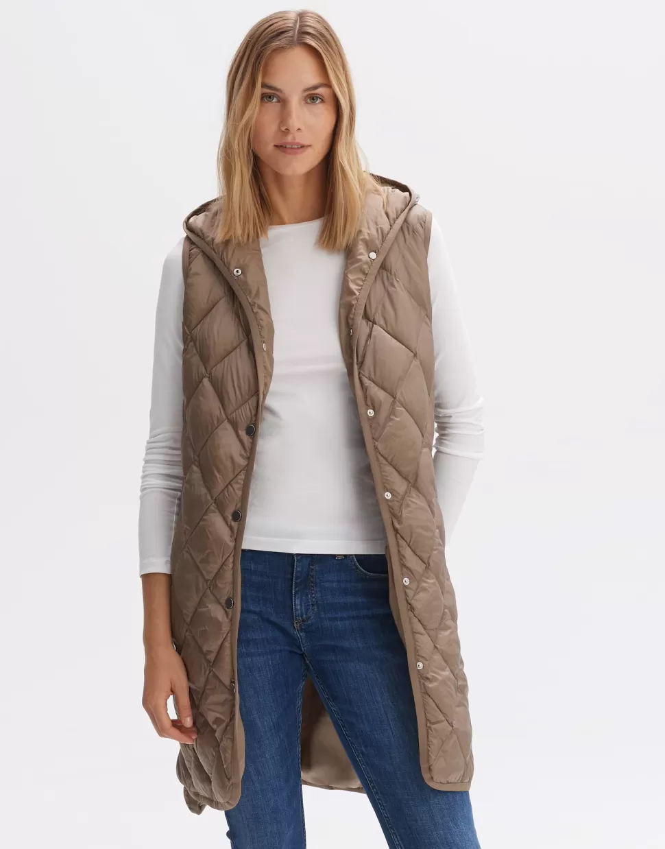 OPUS Fashion Blazer Vesten | Bodywarmer Wiamant Nutmeg