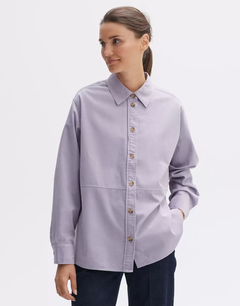 OPUS Fashion Blouses | Corduroy Bloes Fleandra Soft Viola