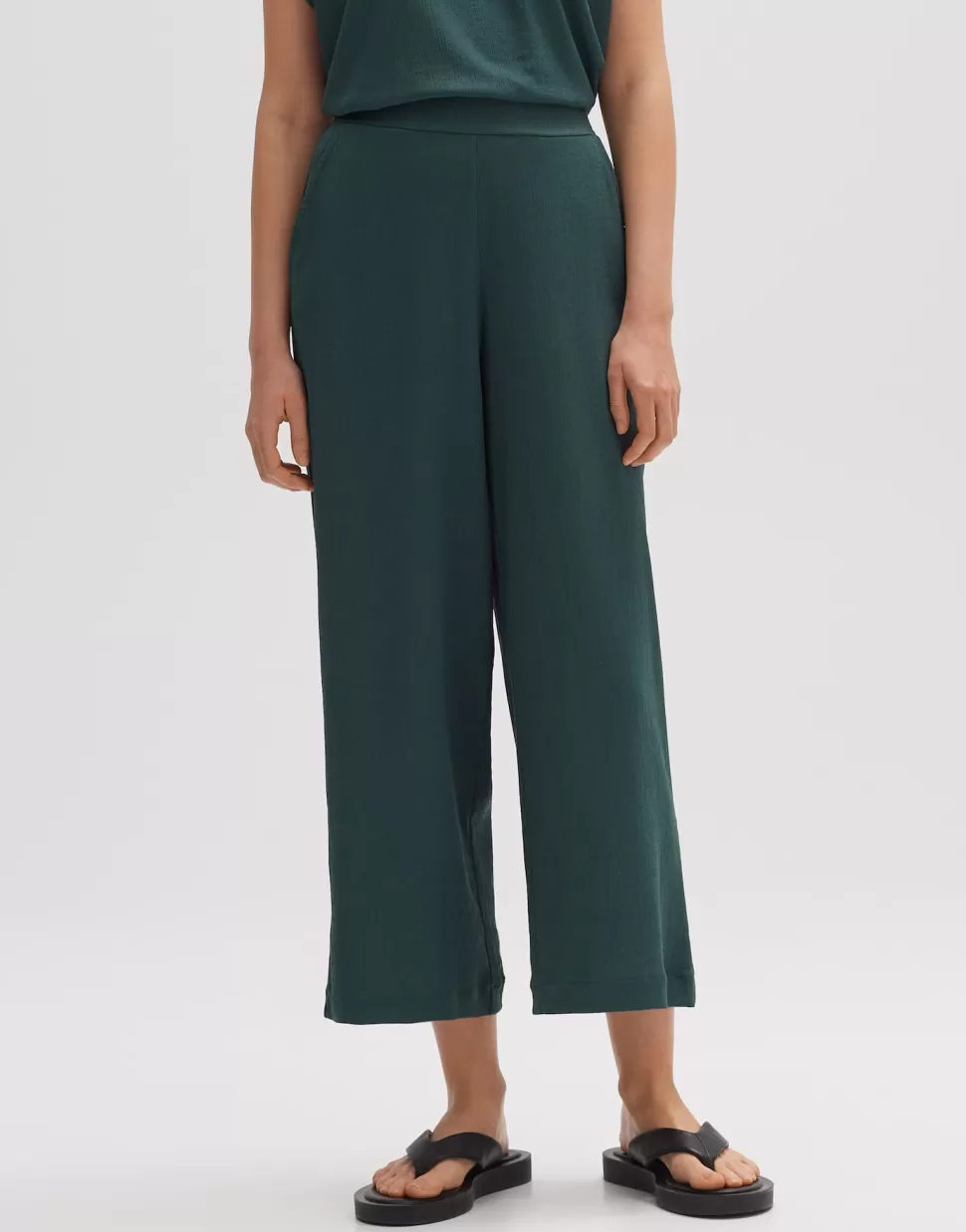 OPUS Fashion Broeken | Culotte Meltiko Deep Teal