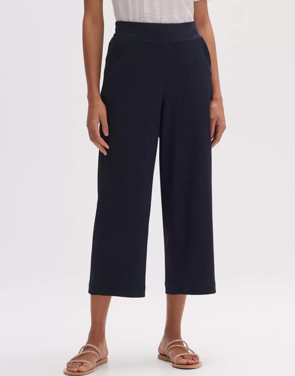 OPUS Fashion Broeken | Culotte Meltiko Coal Blue