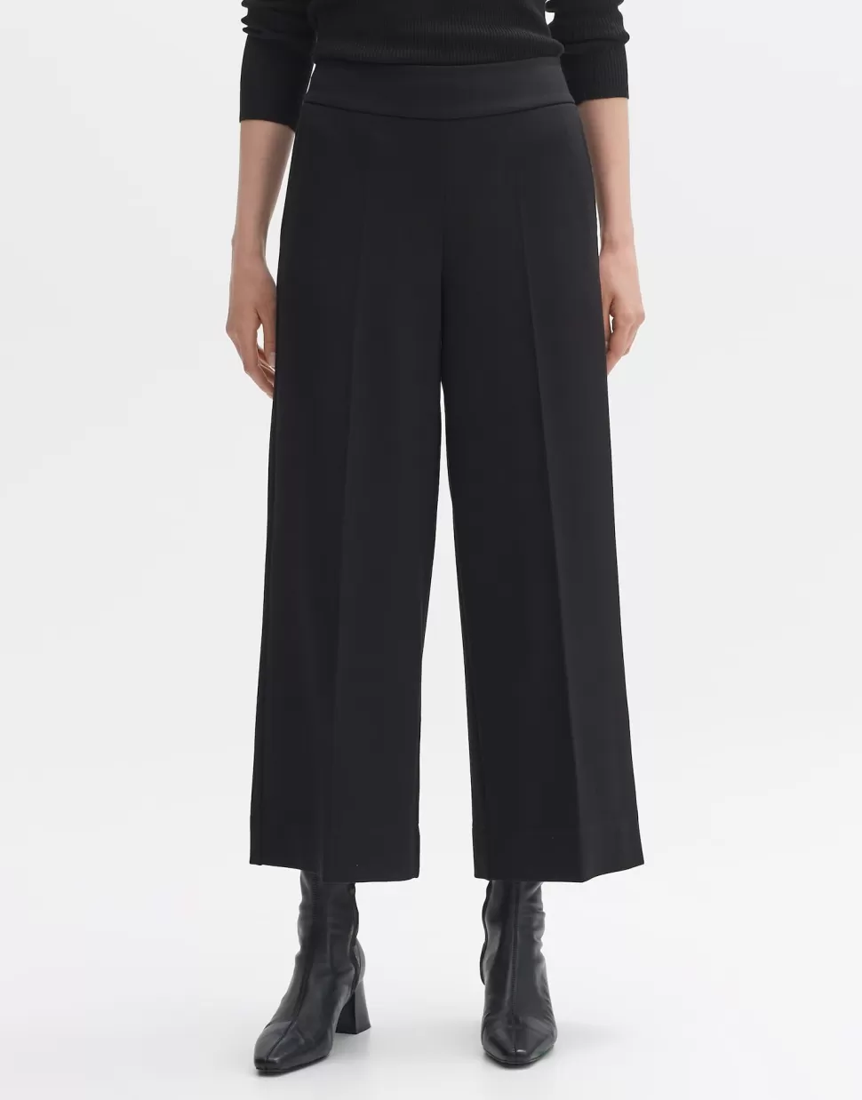 OPUS Fashion Broeken | Culotte Misha City Black