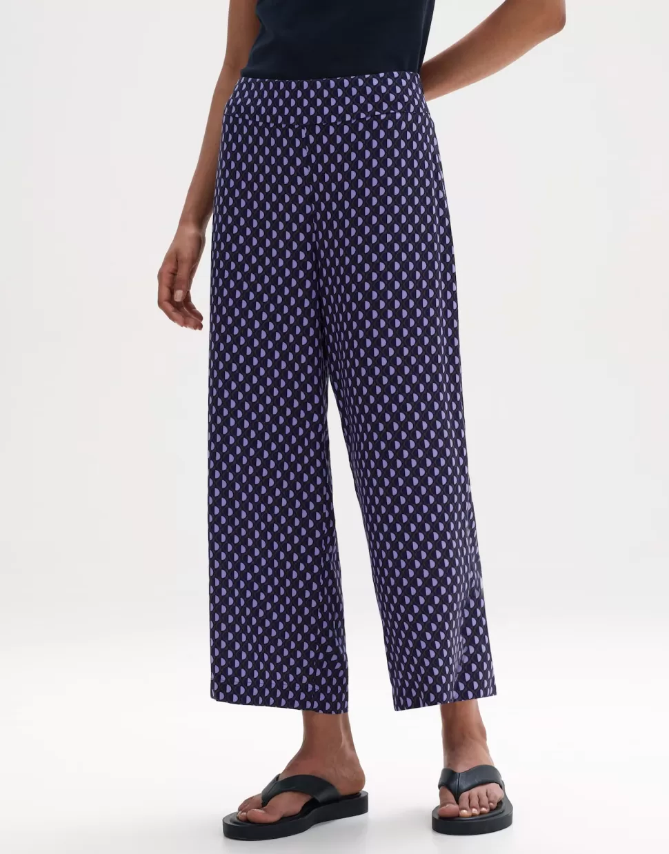 OPUS Fashion Broeken | Culotte Misha Retro Blue Hour