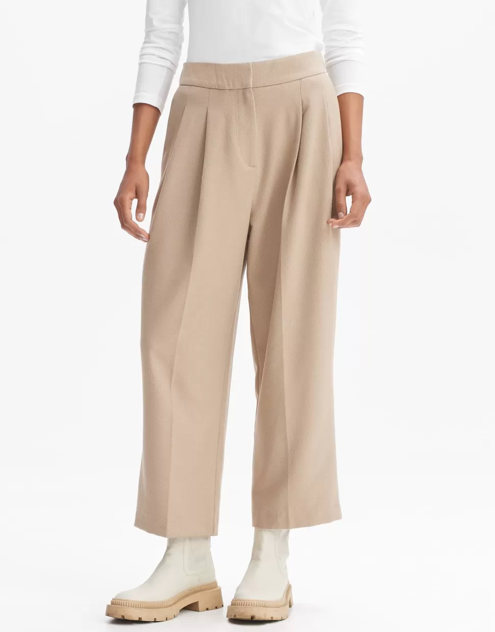 OPUS Fashion Broeken | Culotte Mozy Macadamia