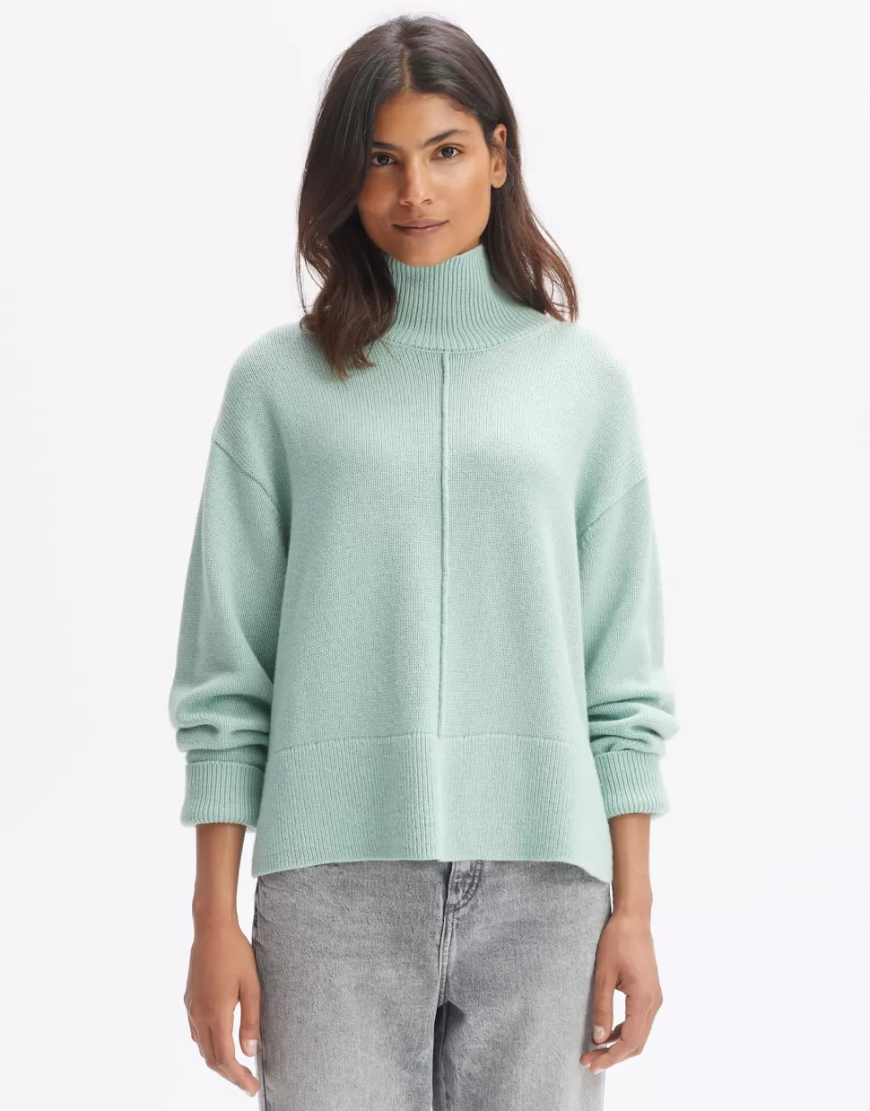 OPUS Fashion Gebreide Items | Gebreide Trui Pupali Pale Mint