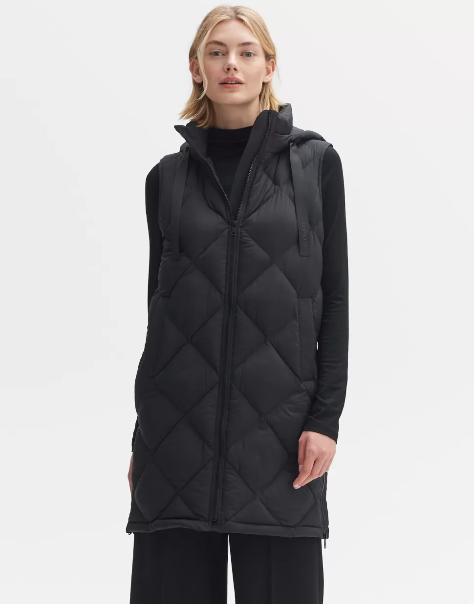 OPUS Fashion Blazer Vesten | Gewatteerde Bodywarmer Wafi Black