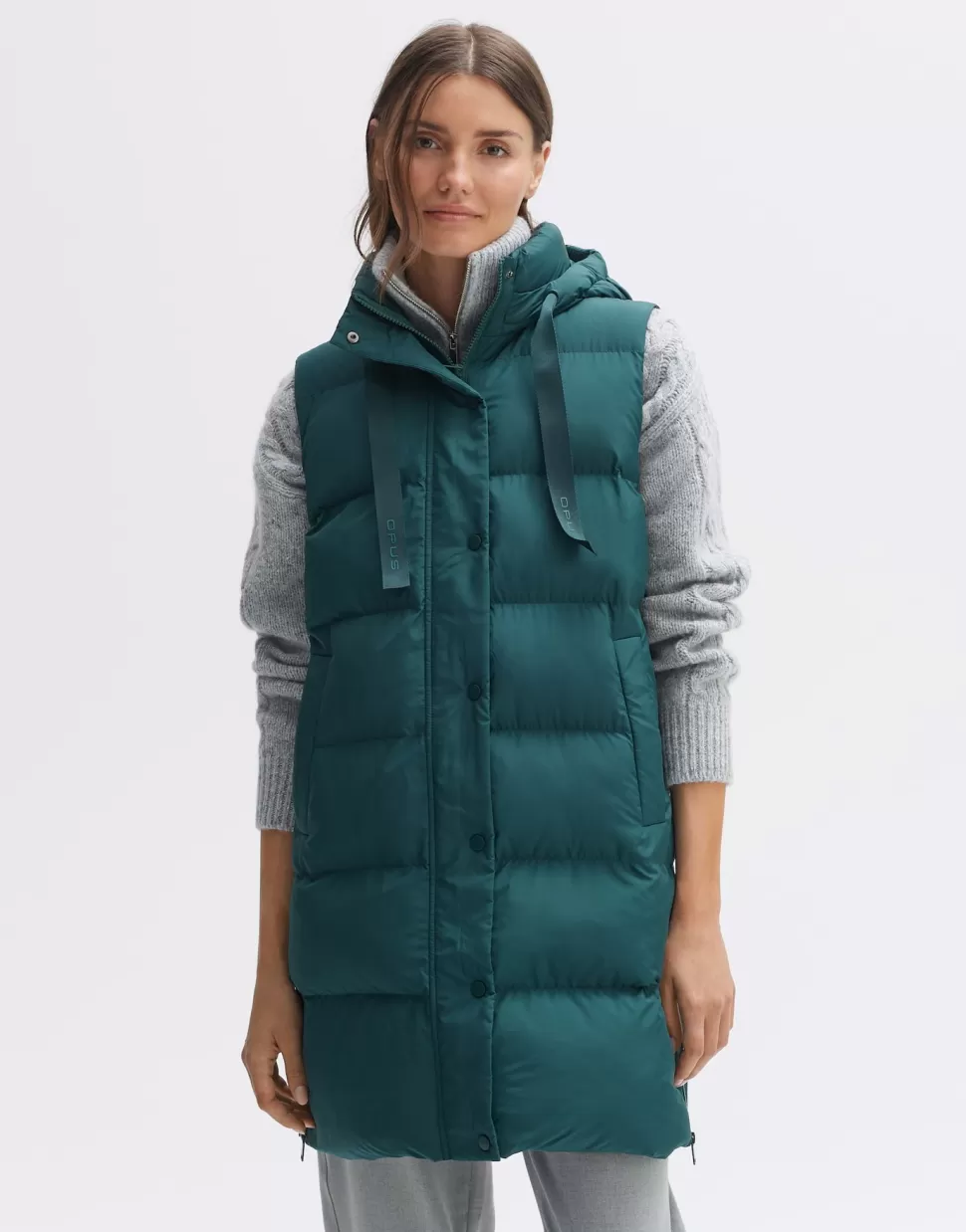 OPUS Fashion Blazer Vesten | Gewatteerde Bodywarmer Wafina Deep Teal