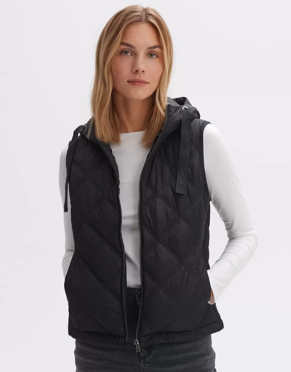 OPUS Fashion Blazer Vesten | Gewatteerde Bodywarmer Wemo Black