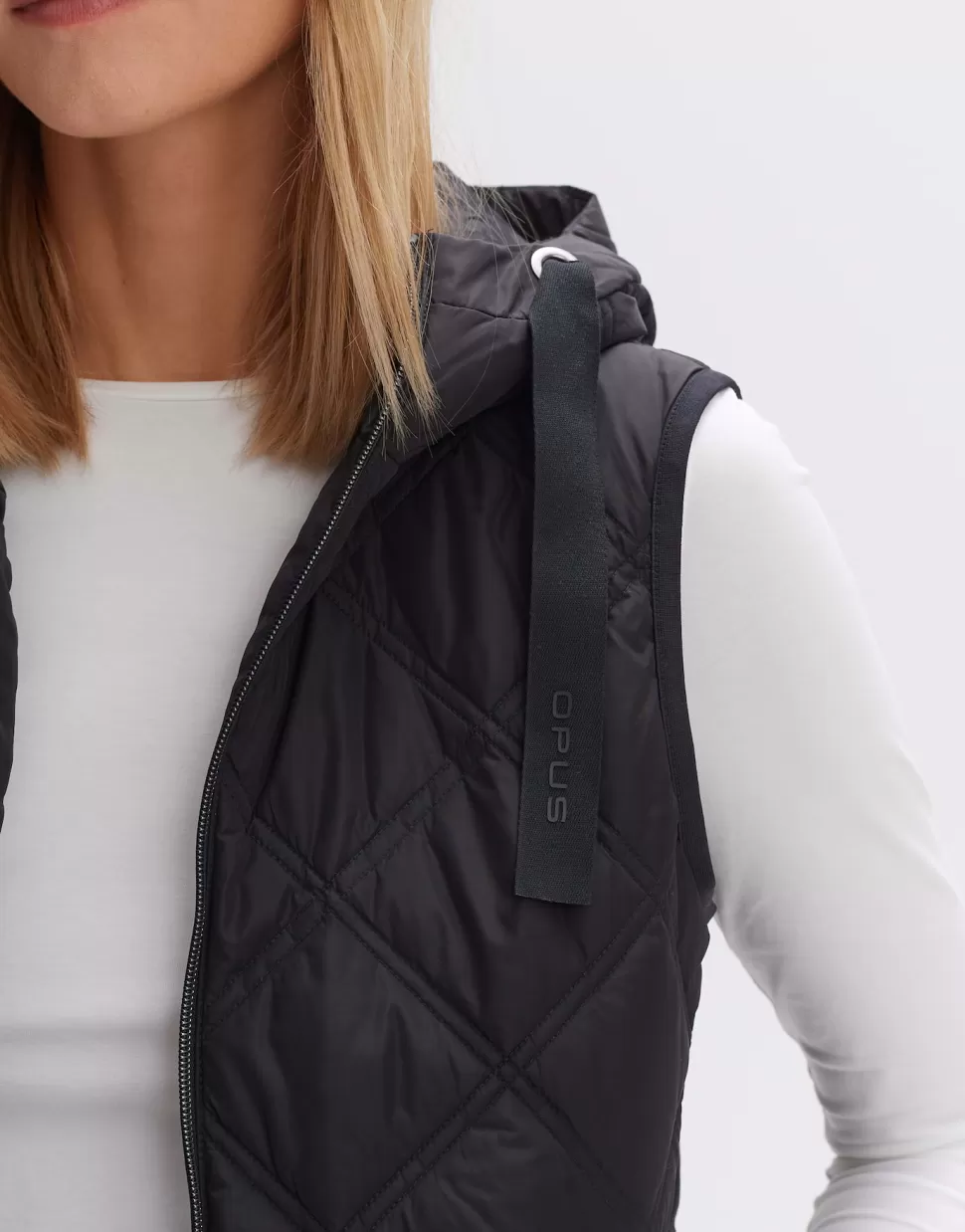 OPUS Fashion Blazer Vesten | Gewatteerde Bodywarmer Wemo Black