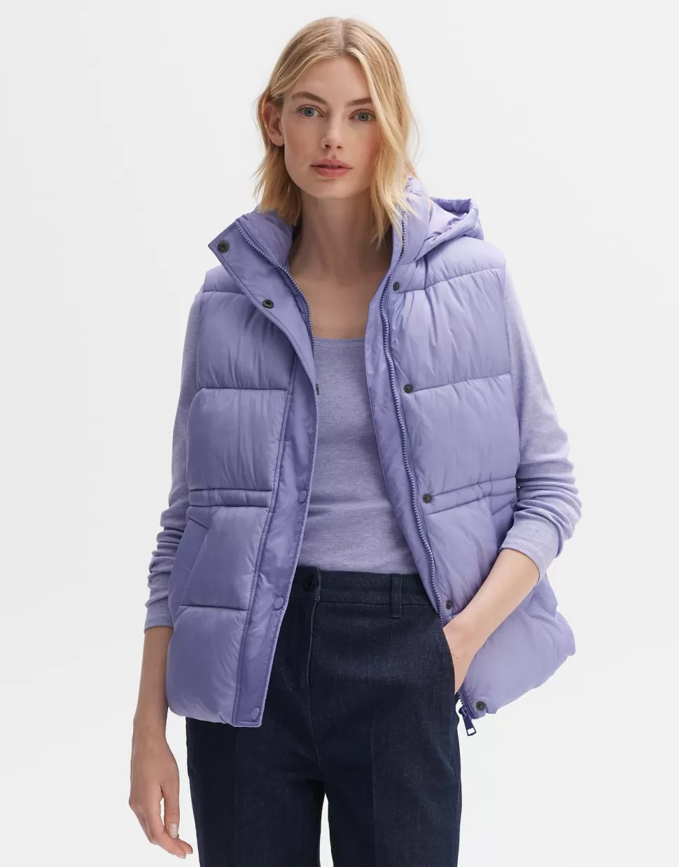 OPUS Fashion Blazer Vesten | Gewatteerde Bodywarmer Winne Soft Viola