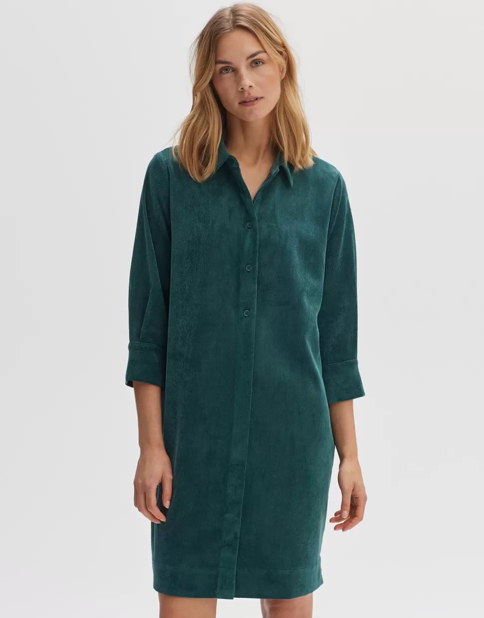 OPUS Fashion Jurken Rokken | Jurk Wedelia Deep Teal