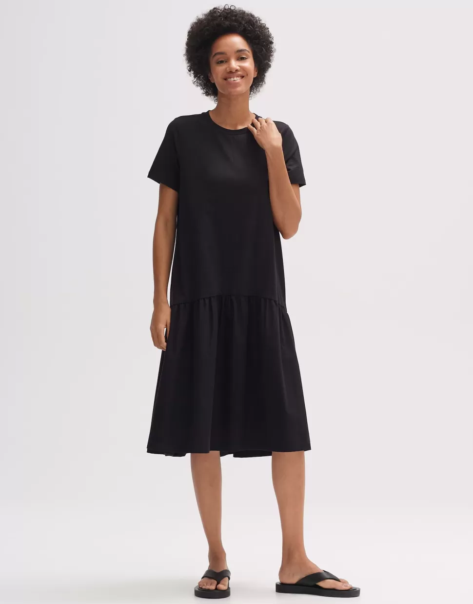 OPUS Fashion Jurken Rokken | Jurk Wobito Black