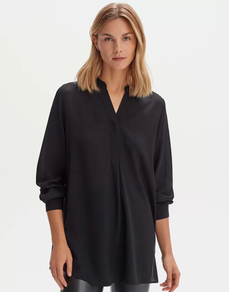 OPUS Fashion Blouses | Lange Blouse Facura Black