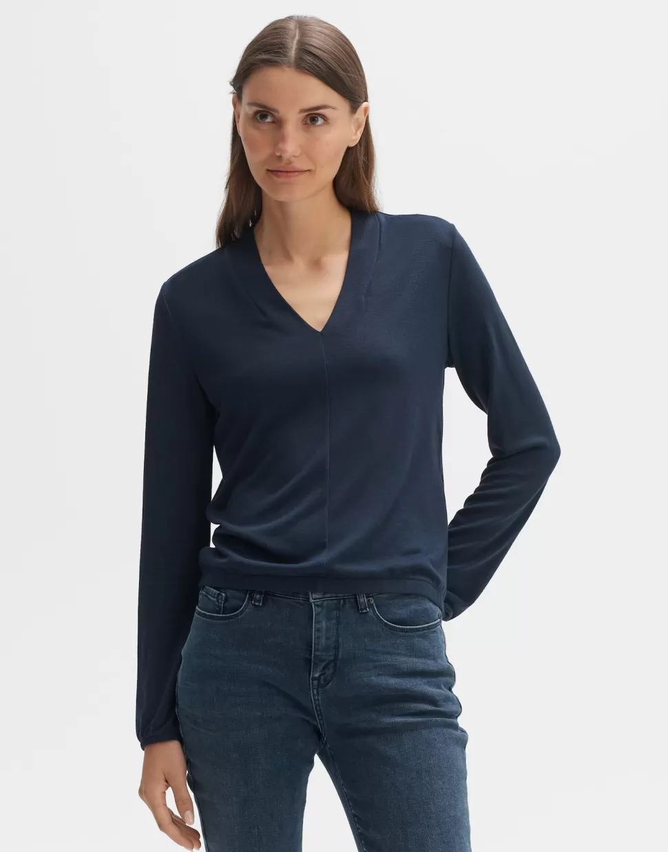 OPUS Fashion Shirts | Longsleeve Sabira Coal Blue