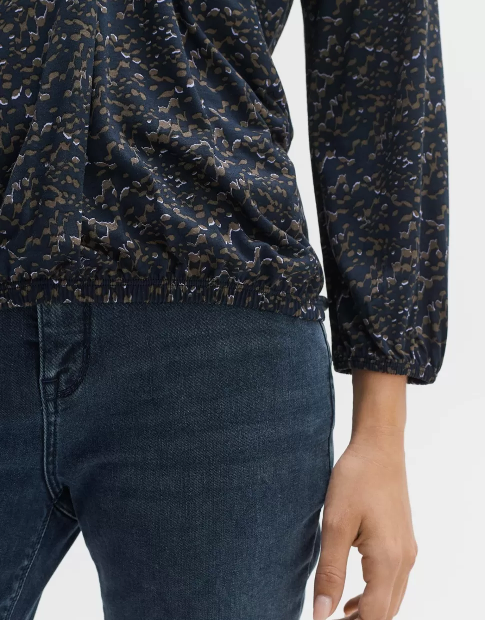 OPUS Fashion Shirts | Longsleeve Sannah Splendid Coal Blue