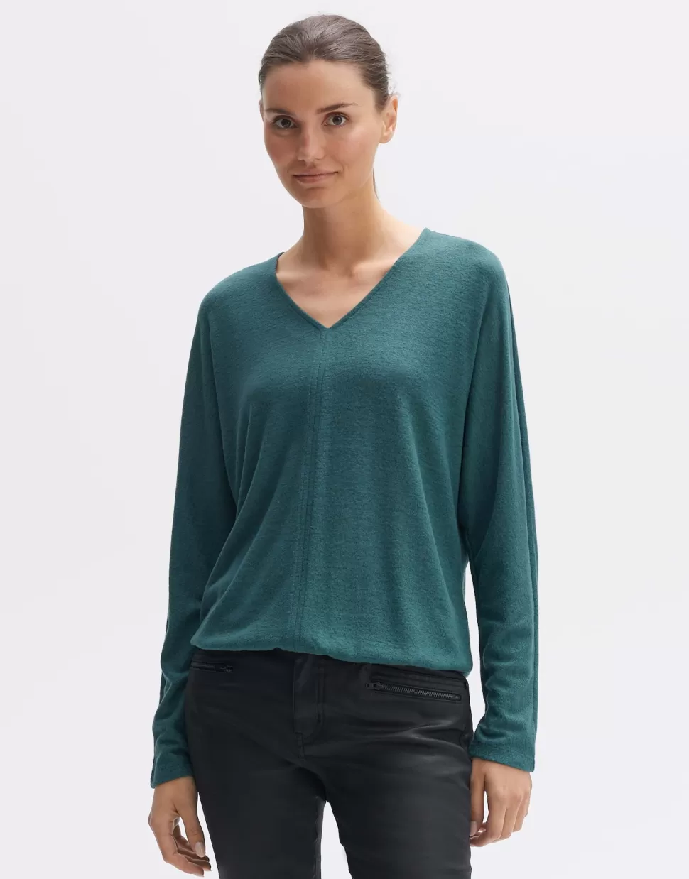 OPUS Fashion Shirts | Longsleeve Silomon Deep Teal