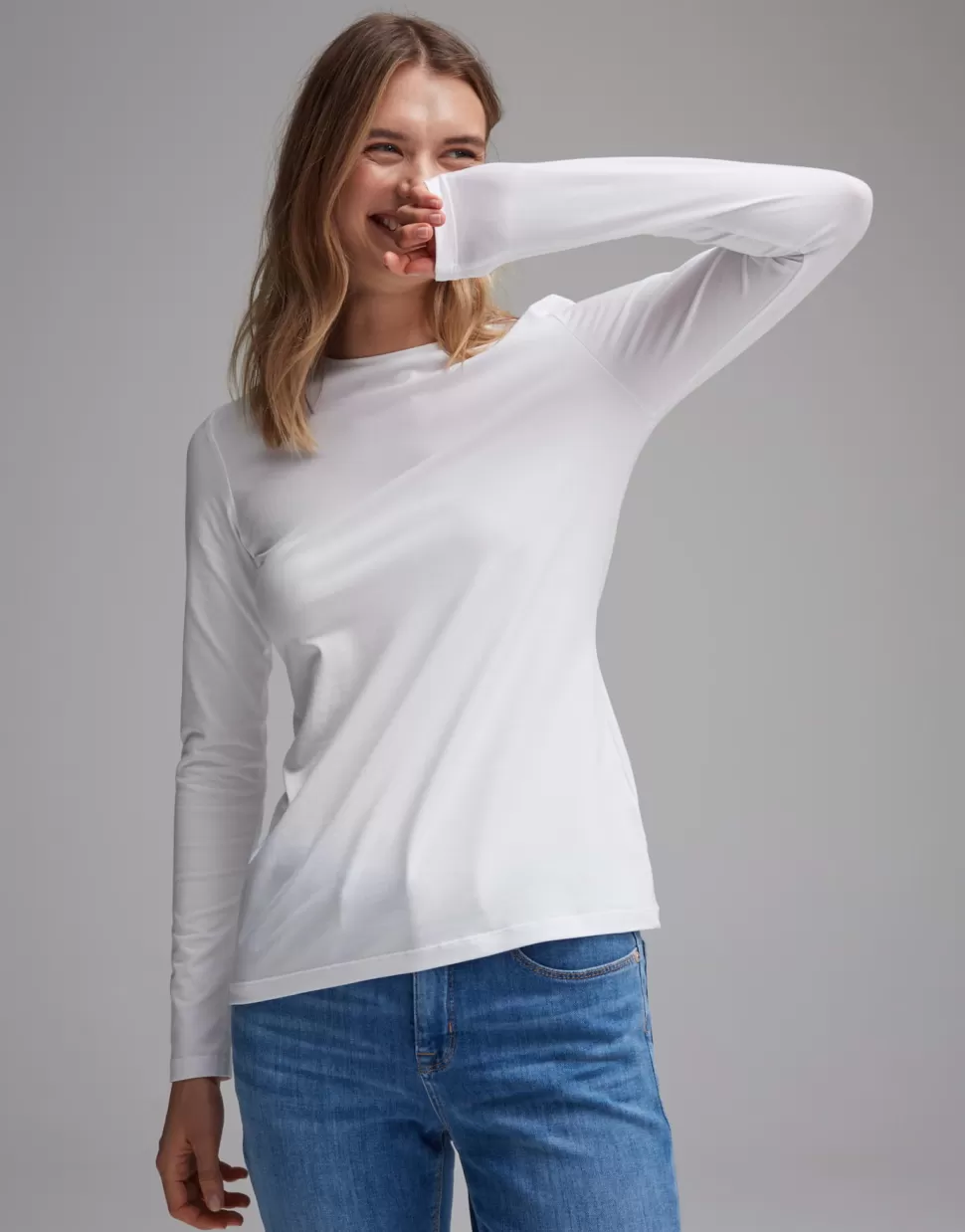 OPUS Fashion Shirts | Longsleeve Smilla White