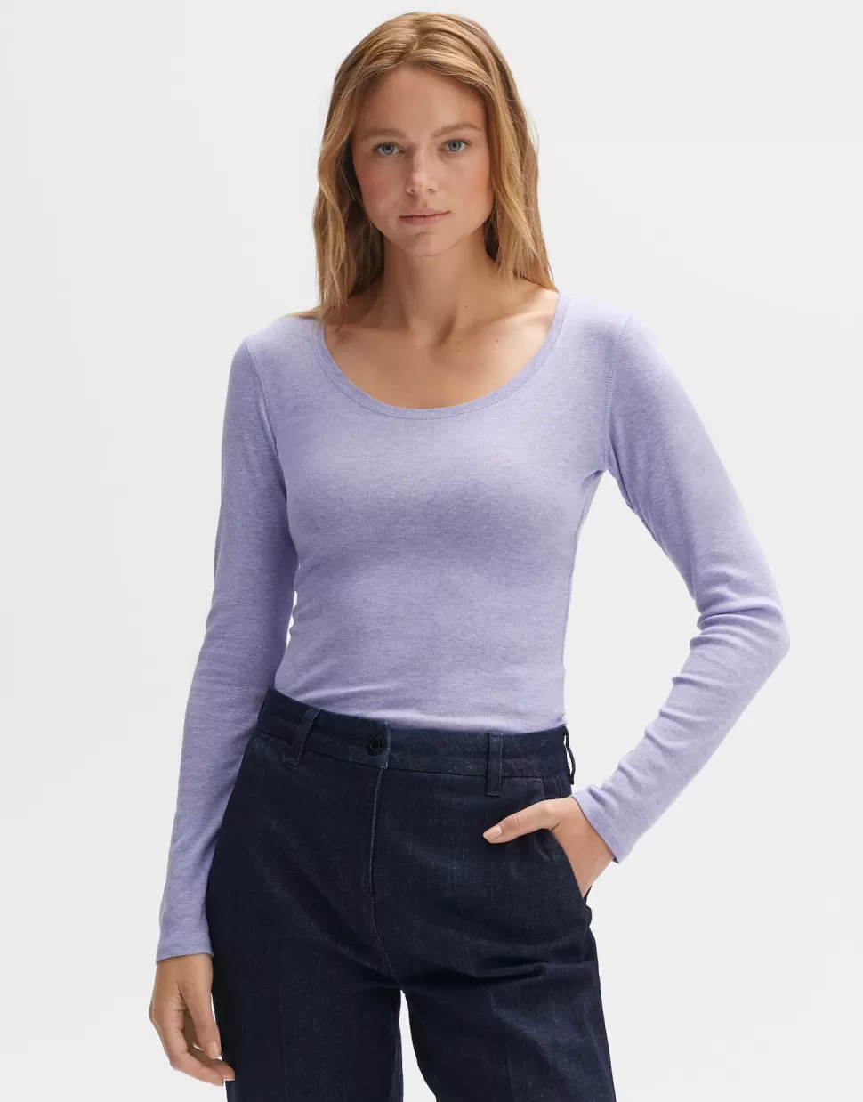 OPUS Fashion Shirts | Longsleeve Sorana Soft Viola