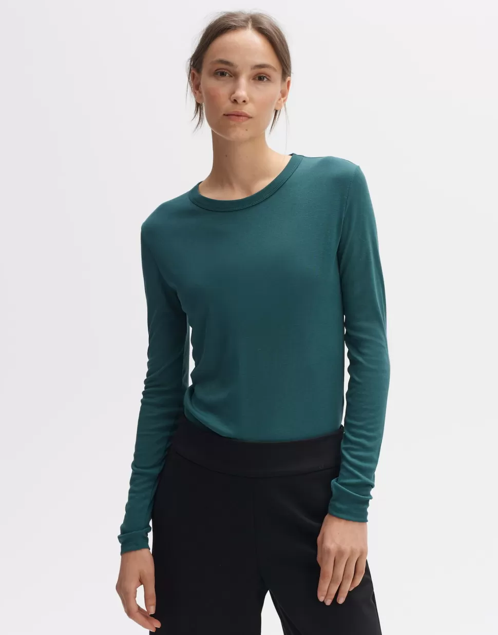 OPUS Fashion Shirts | Longsleeve Sueli Deep Teal