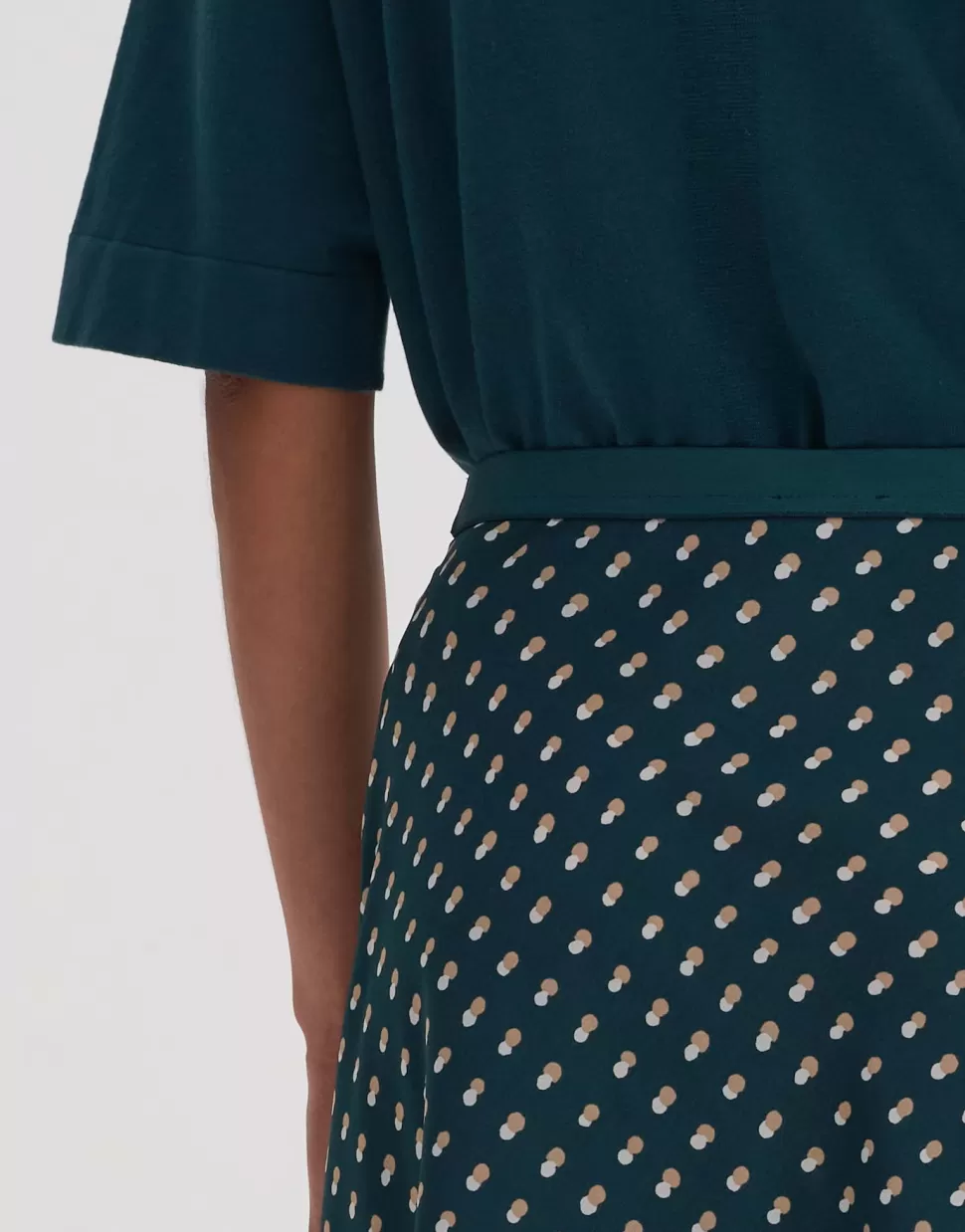 OPUS Fashion Jurken Rokken | Midi Rok Raimona Deep Teal