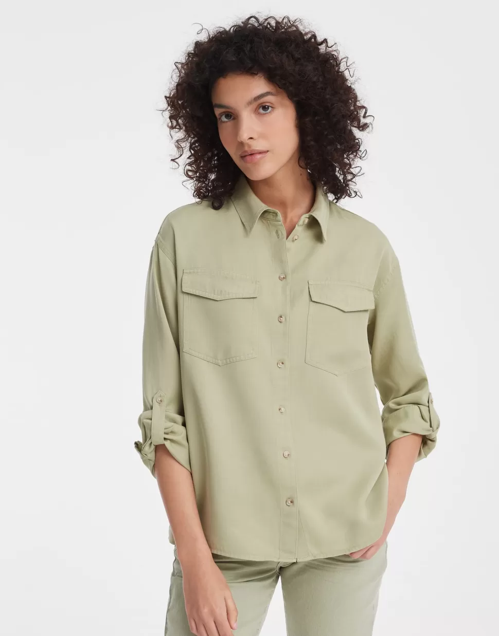 OPUS Fashion Blouses | Overhemdblouse Fappel Summer Pear