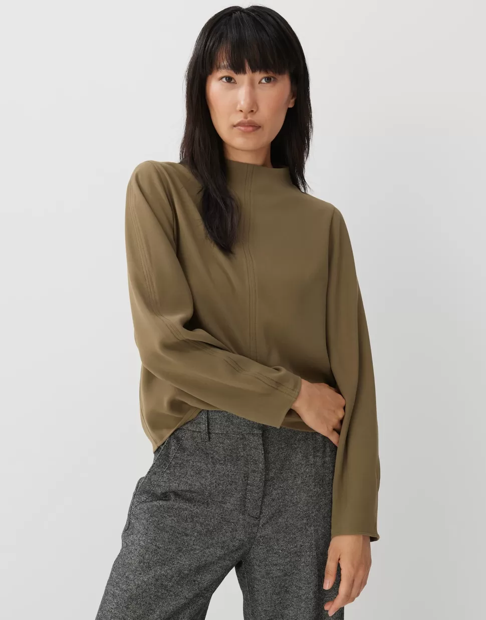 Someday Blouses | Shirtblouse Zarlotta Misty Green