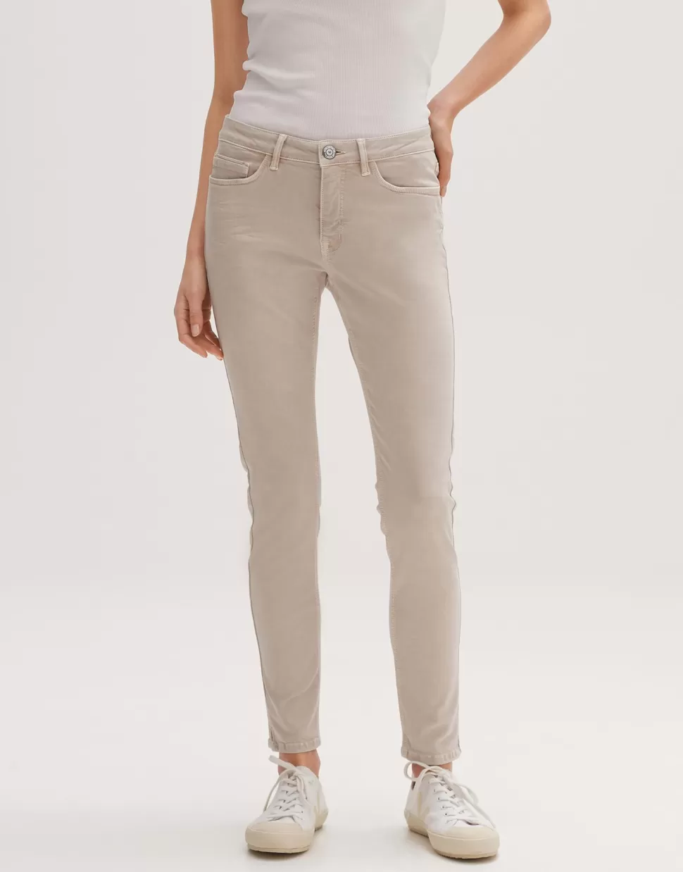 OPUS Fashion Jeans | Skinny Jeans Elma Detail Natural Glaze