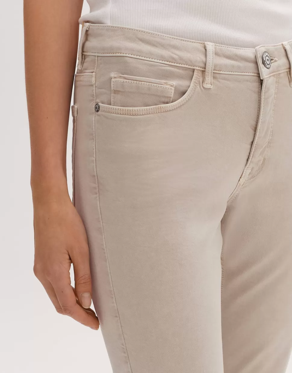 OPUS Fashion Jeans | Skinny Jeans Elma Detail Natural Glaze