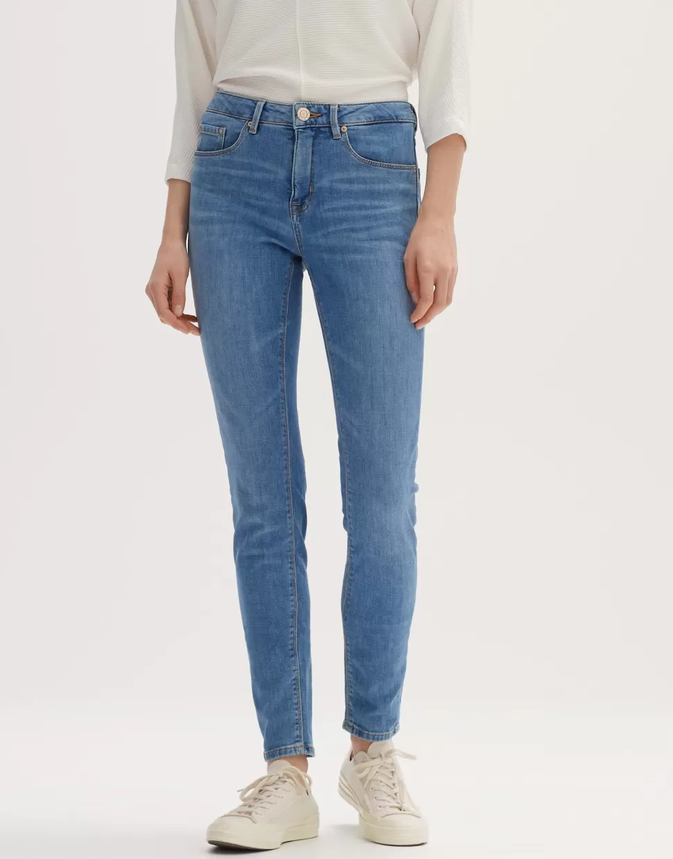 OPUS Fashion Jeans | Skinny Jeans Elma Mid Blue Clean Blue