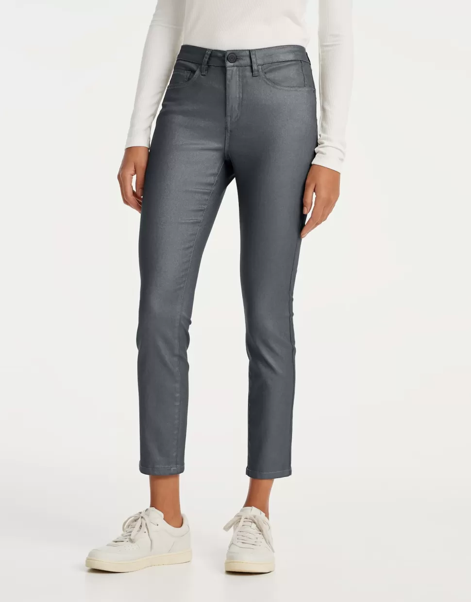 OPUS Fashion Jeans | Slim Jeans Emily Glam Easy Grey