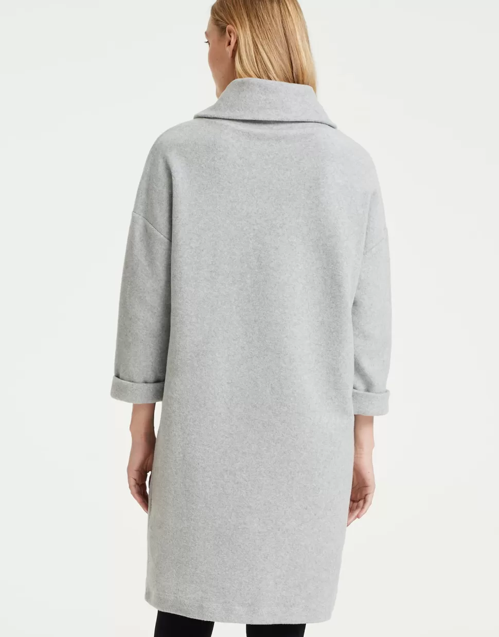 OPUS Fashion Jurken Rokken | Sweatjurk Welise Hazy Fog Melange