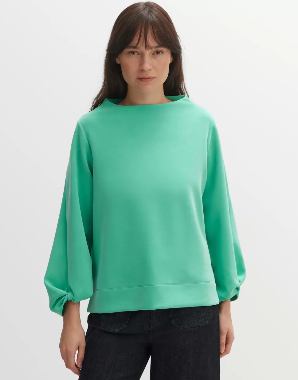 OPUS Fashion Sweat | Sweatshirt Gambi Opal Green