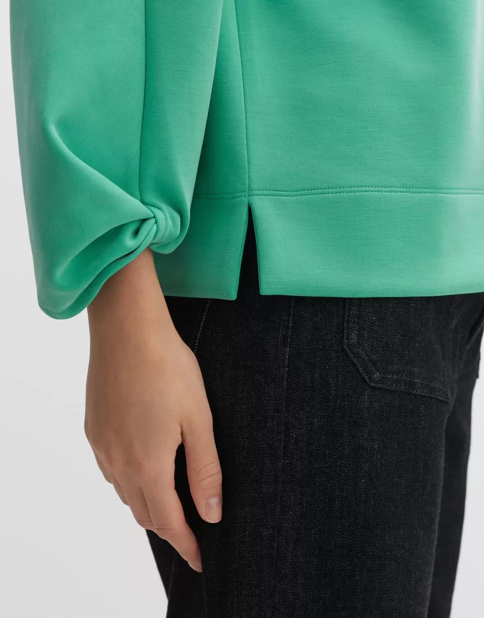 OPUS Fashion Sweat | Sweatshirt Gambi Opal Green