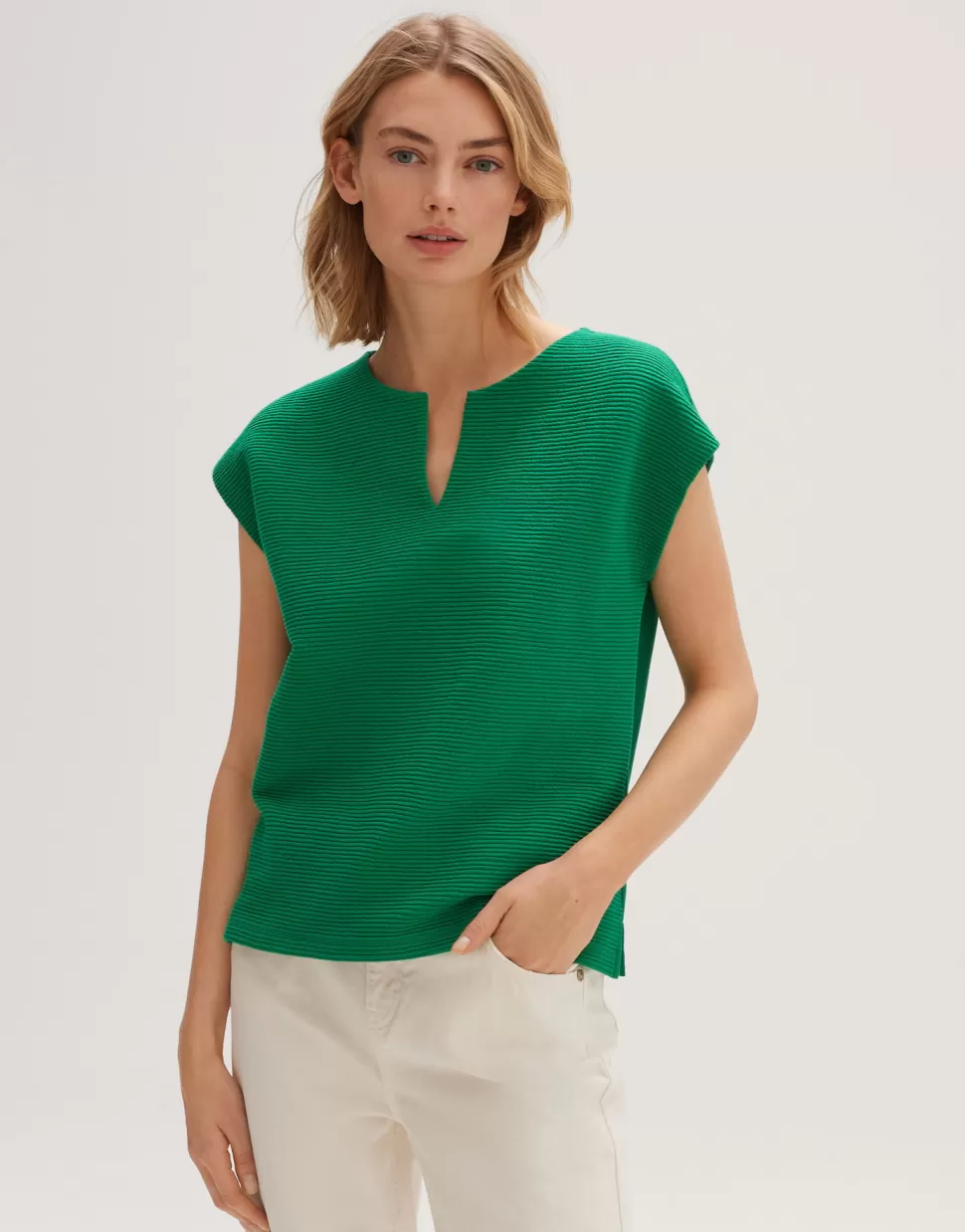 OPUS Fashion Sweat | Sweatshirt Gelotto Tulip Green