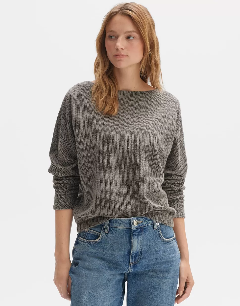 OPUS Fashion Sweat | Sweatshirt Gisandi Macadamia