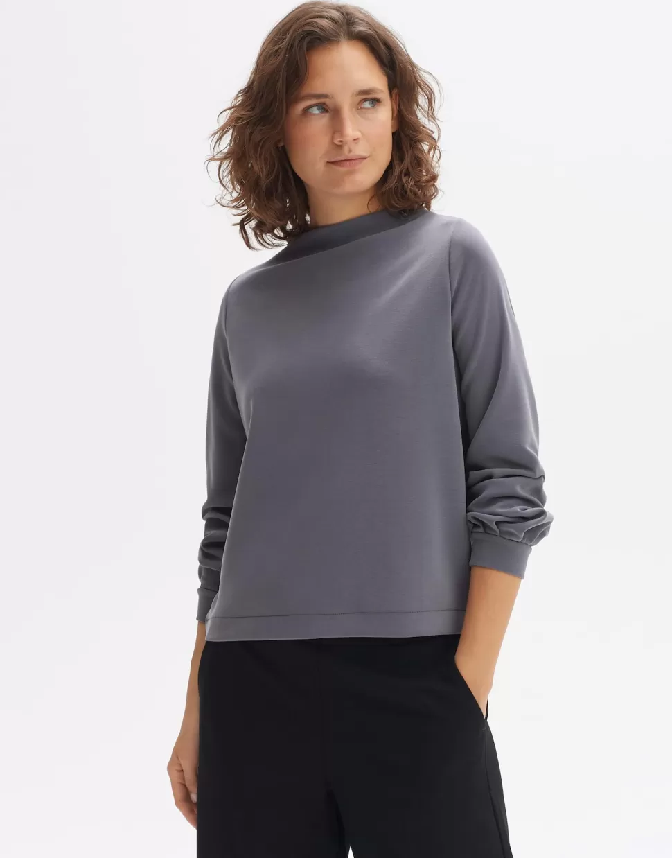 OPUS Fashion Sweat | Sweatshirt Glazira Graphite Glaze