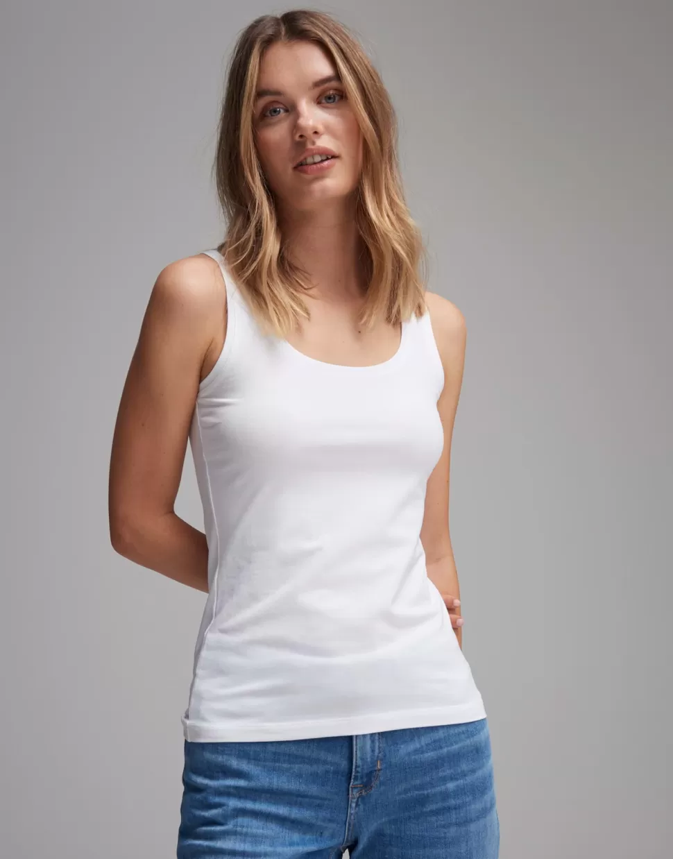 OPUS Fashion Shirts | Topje Imilia White