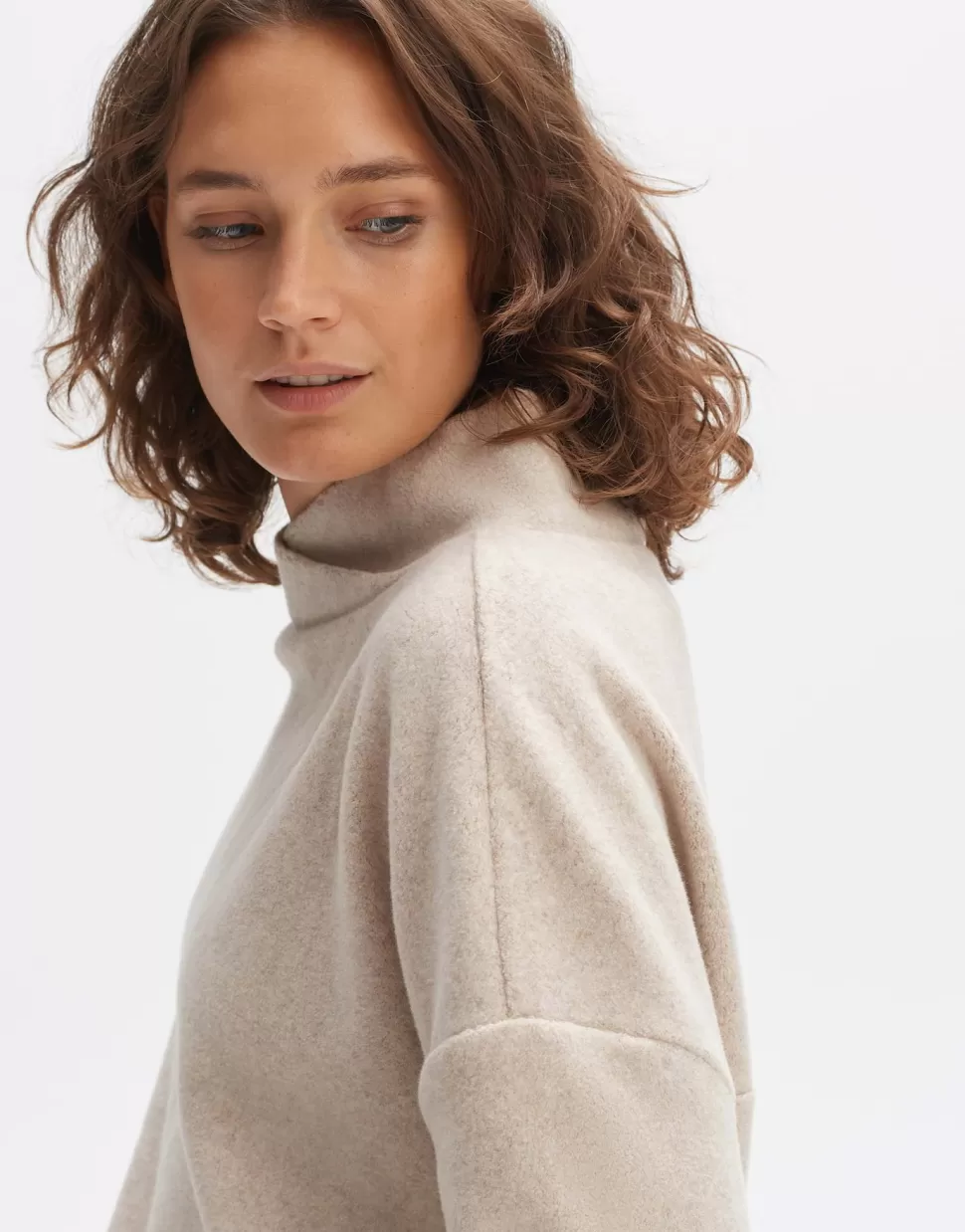 OPUS Fashion Sweat | Trui Ganivre Macadamia