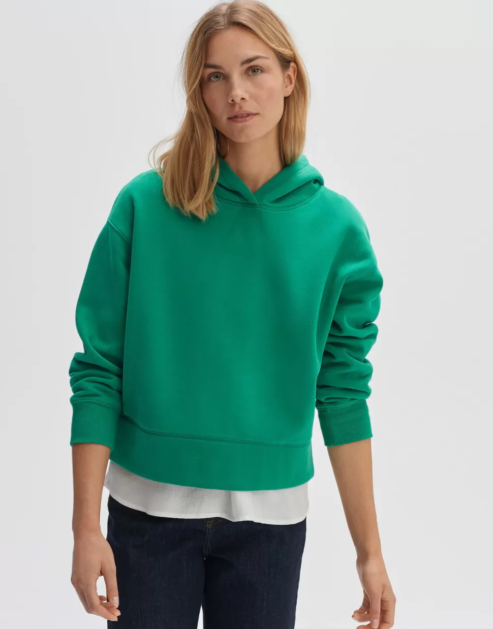 OPUS Fashion Sweat | Trui Gart Pepper Green