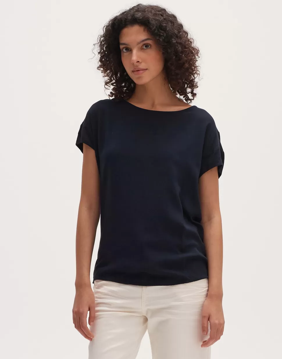 OPUS Fashion Shirts | T-Shirt Skita Soft Coal Blue